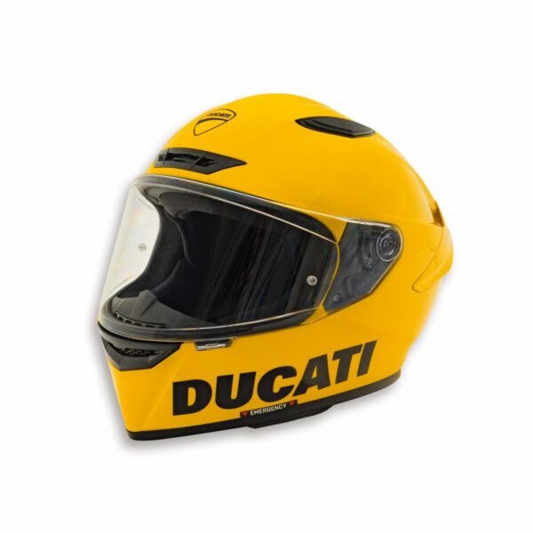 Casco Ducati Logo yellow giallo ECE 22.06