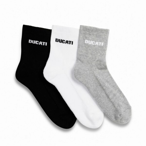Set di 3 paia di calze-Fitness Ducati