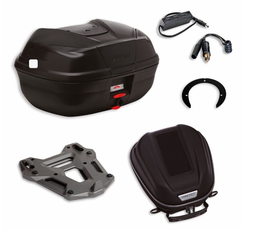 Urban pack per Ducati Multistrada V4 2025 ( bauletto, piastra, borsa da serbatoio 5l, prese Usb )