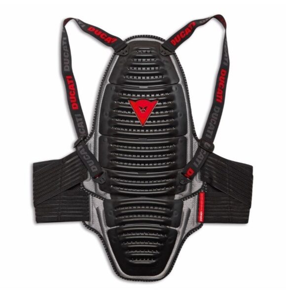 Protezione Schiena Unisex Originale Ducati Company 3 Wave Black/Red TG.12