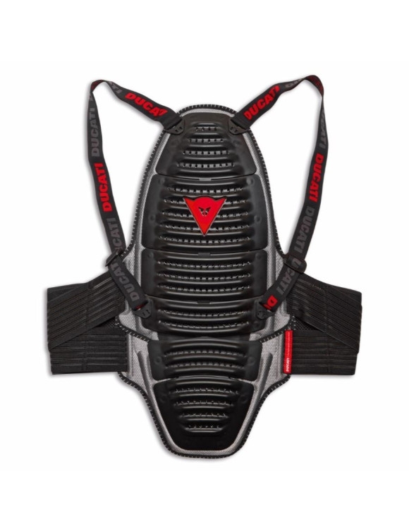 Protezione Schiena Unisex Originale Ducati Company 3 Wave Black/Red TG.12