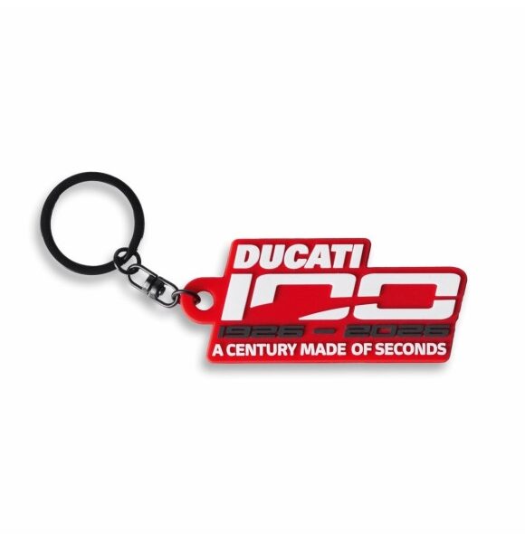 Portachiavi Ducati One Hundred Red