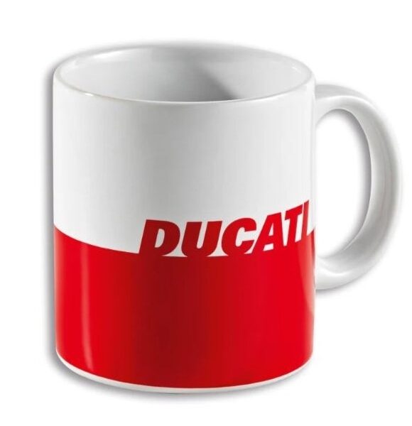 Tazza in Ceramica Originale Ducati Rider Red&White 987703962